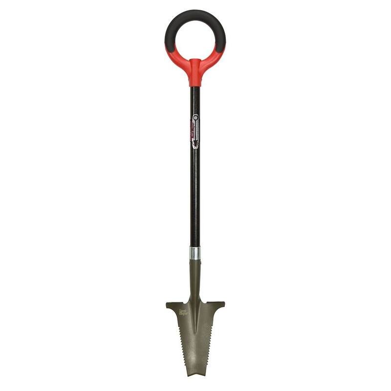 Radius Garden Root Slayer Perennial Shovel, Red