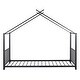 preview thumbnail 5 of 25, Metal House Platform Bed
