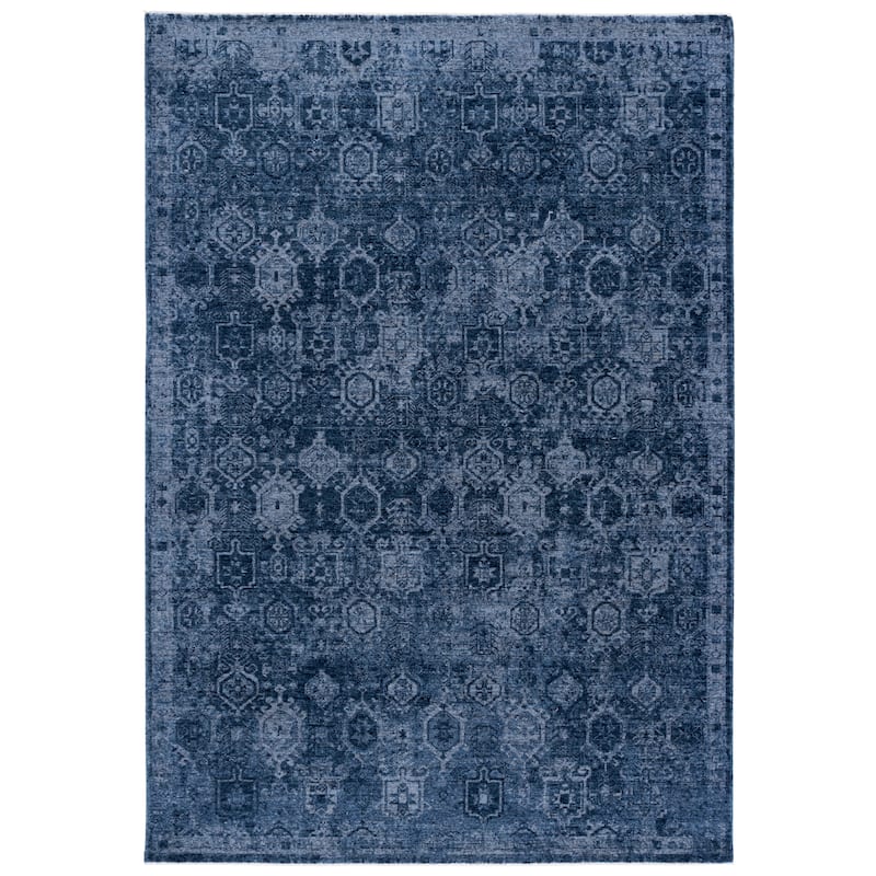 SAFAVIEH Vintage Overdye Lale Rug - Navy - 6' x 9'