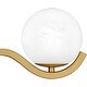 preview thumbnail 5 of 6, Spherical 3-Light Aged Brass Bath Light