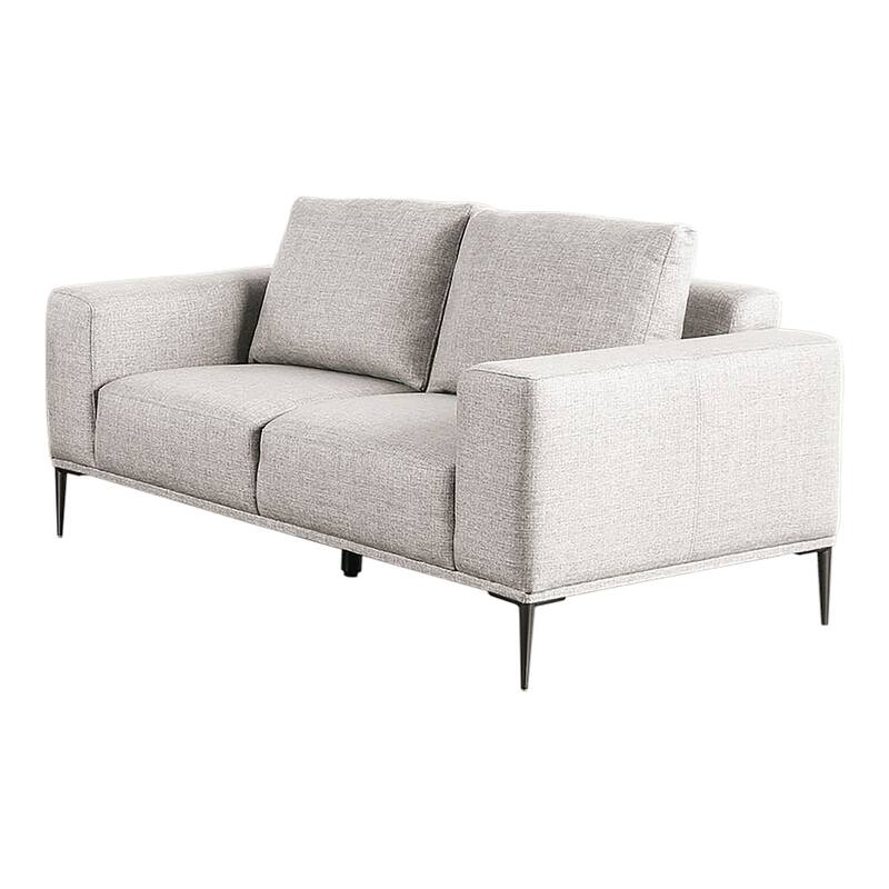Furniture of America Danio Modern 2-Piece Chenille Living Room Sofa Set