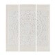 preview thumbnail 2 of 5, Madison Park Mandala Triptych 3-Piece Dimensional Resin Canvas Carved Medallion Wooden Wall Art Set