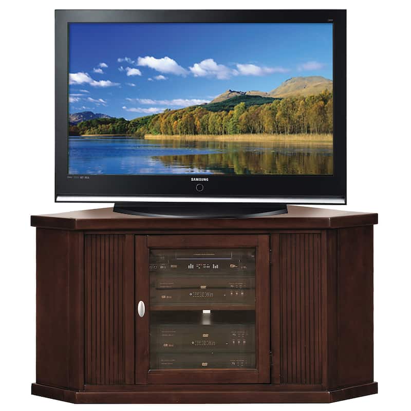 Mission Oak 46-inch Corner TV Stand & Media Console