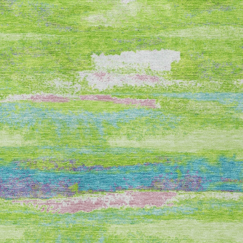 HomeRoots Abstract Transitional Rectangle Outdoor Rug