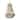 Metal and Draped Oyster Shell Chandelier