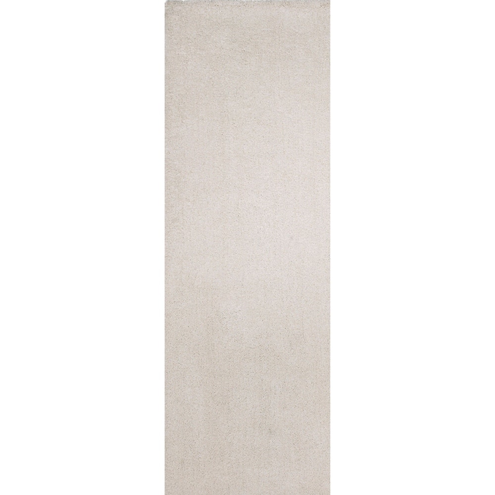 Domani Euphoria Cozy Ivory Shag Rug