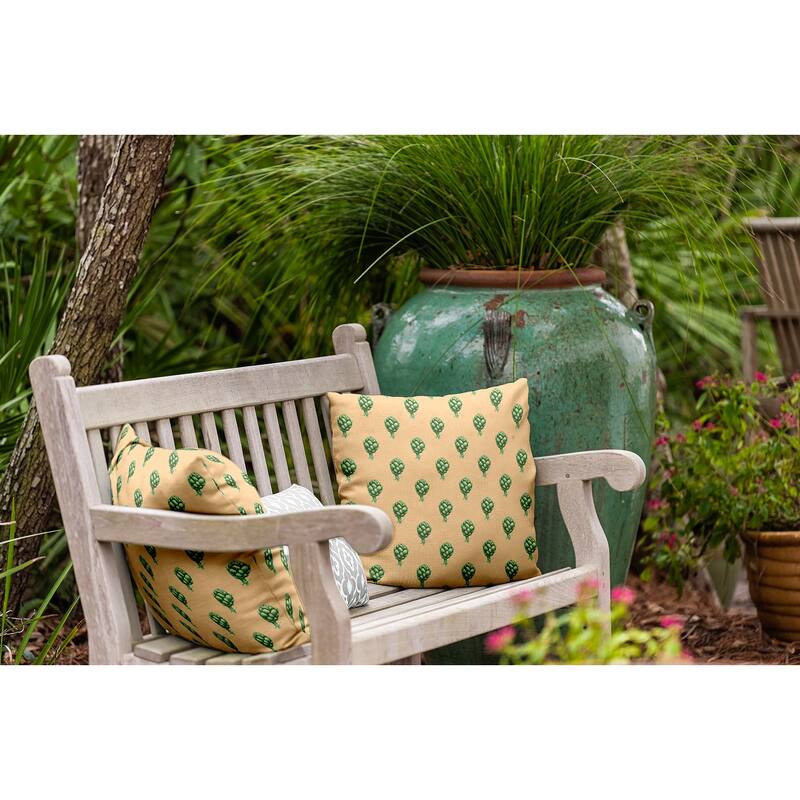 Artichokes Pattern Decorative Throw Pillow