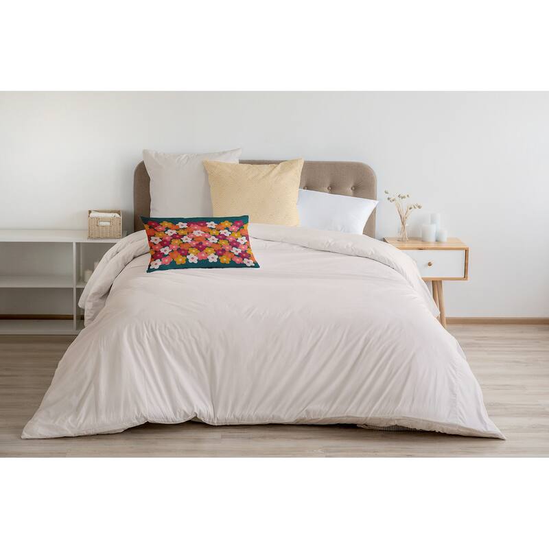 Flower Stack Decorative Throw Pillow