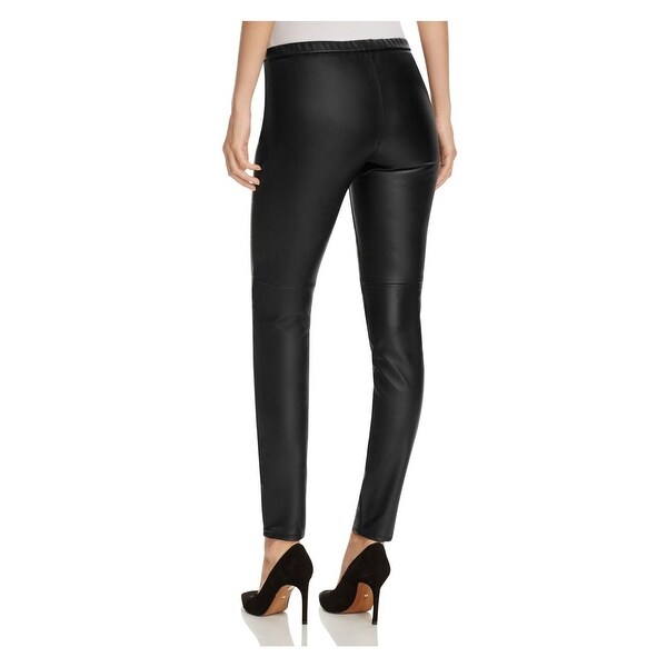 faux leather skinny pants