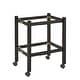 preview thumbnail 15 of 27, Dolores Wood Finish Folding Bar Cart with Two Detachable Trays by iNSPIRE Q Modern
