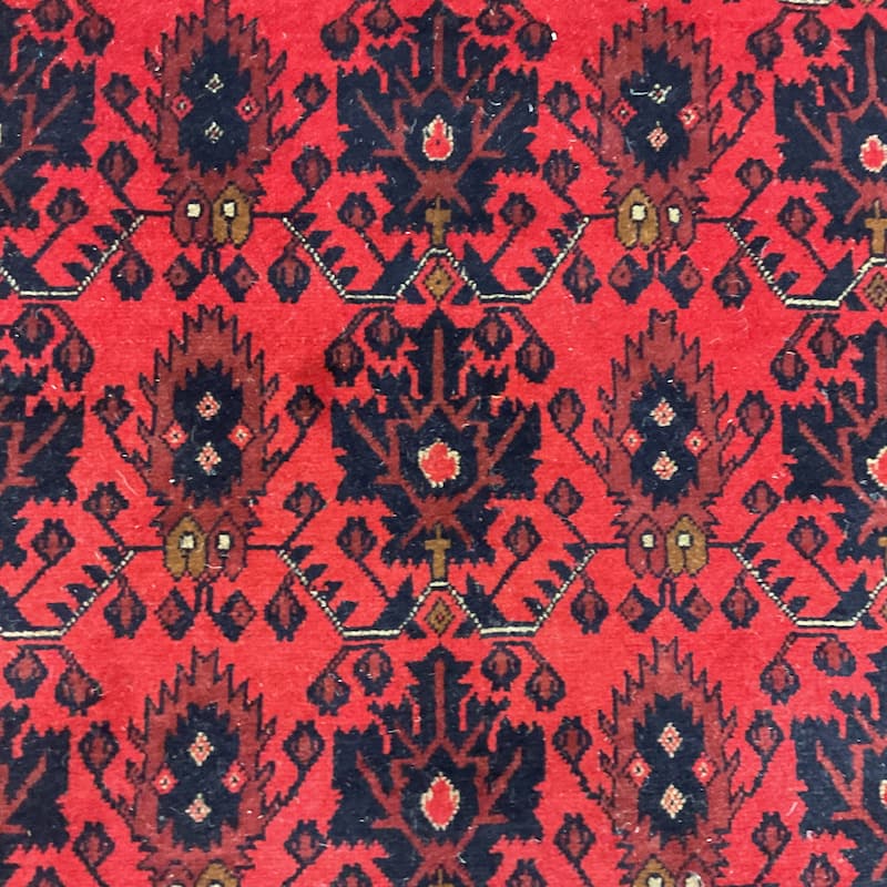 HERAT ORIENTAL Handmade Khall Mohammadi Wool Rug - 4'1" x 6'6"