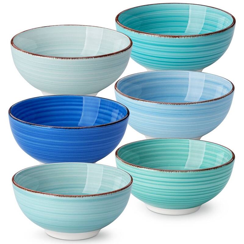 vancasso Bonita Sturdy Stoneware 6-Piece Bowls Set