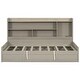 preview thumbnail 13 of 26, Twin Daybed Storage Bookcases Platform Bed wUSB Charging Station