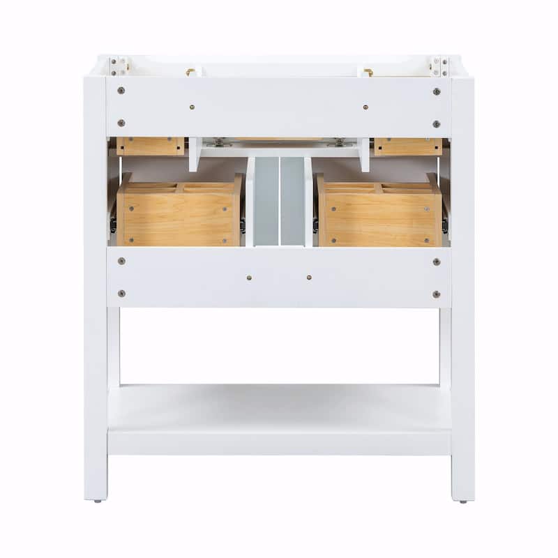 30'' Free Standing Bathroom Vanity with 5 Drawers