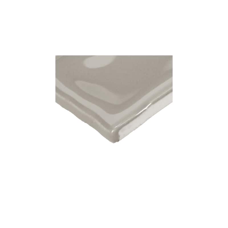 TileHQ 3" x 12" Ceramic Wall Tile in Glossy Pebble Shore (48 PC per Carton) (12.00 SQFT per Carton)