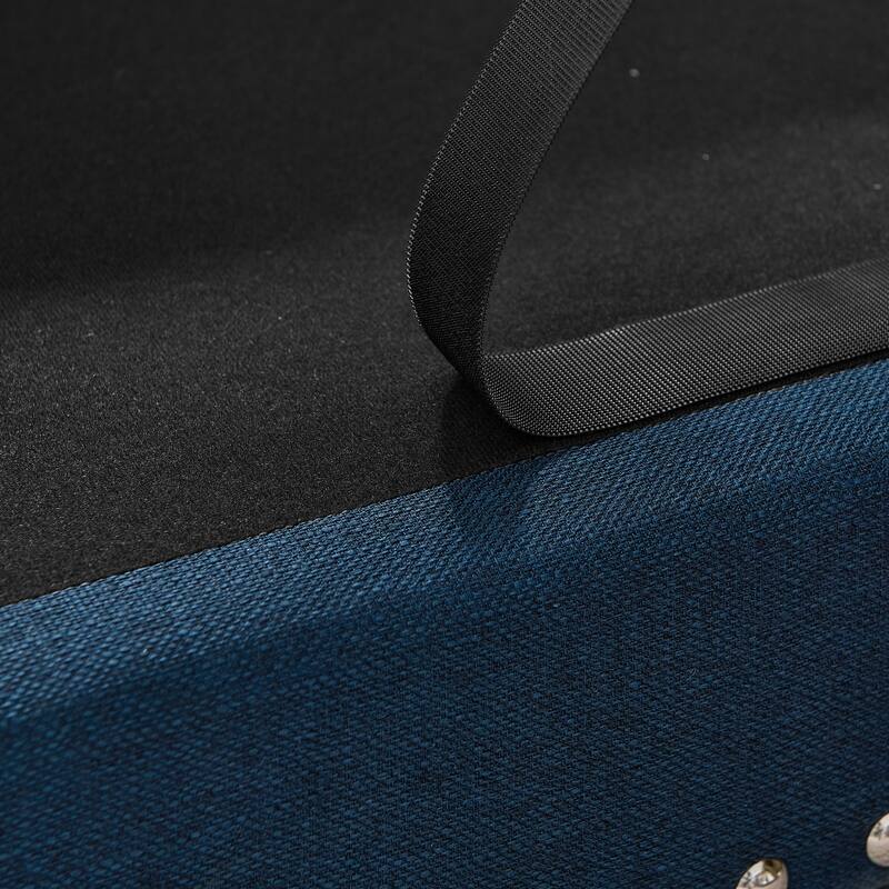 Oversized Pet Sofa, Elegant Modern Linen Fabric Elevated Dog Sofa Bed, Oversized Rectangular Pet Bed with Backrest & Armrest