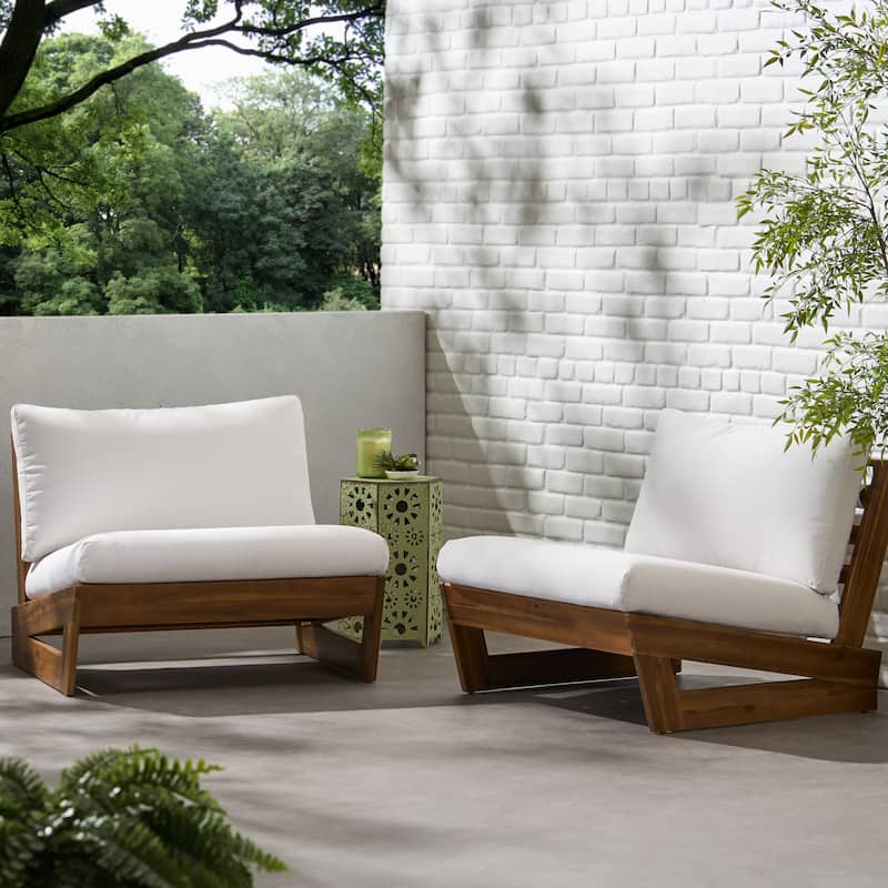 Sherwood Outdoor Club Chairs (Set of 2) by Christopher Knight Home