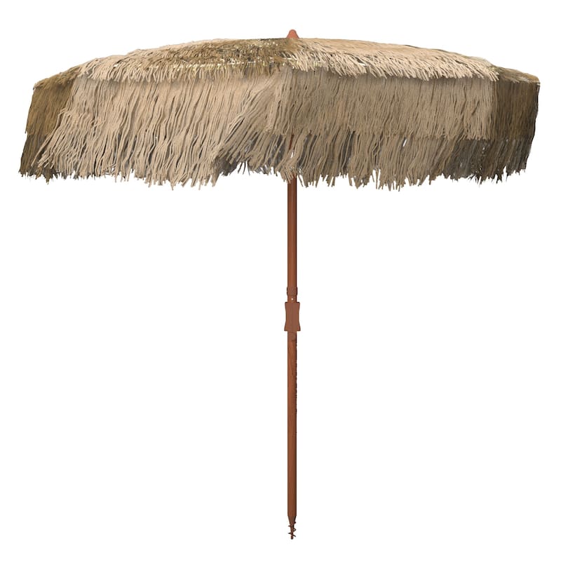 SAFAVIEH Outdoor Selah 6.5 Ft Tiki Umbrella