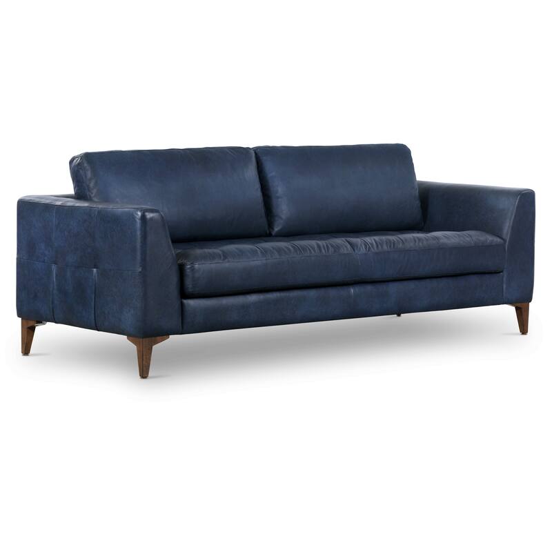 Poly & Bark Calle 90" Sofa - Full Grain Genuine Italian Leather