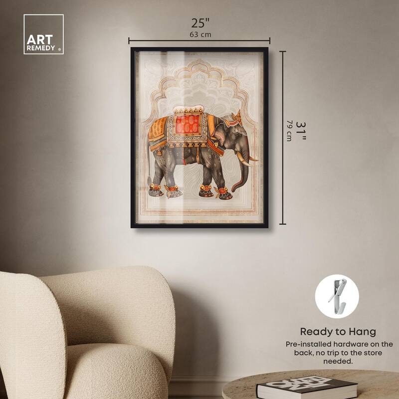 Elephant Queen Shadowbox by Art Remedy