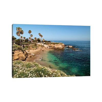 iCanvas "USA, California, La Jolla, Clear water on a spring day at La Jolla Cove" by Ann Collins Canvas Print