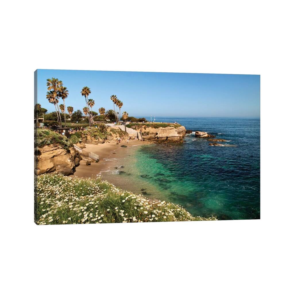 iCanvas "USA, California, La Jolla, Clear water on a spring day at La Jolla Cove" by Ann Collins Canvas Print