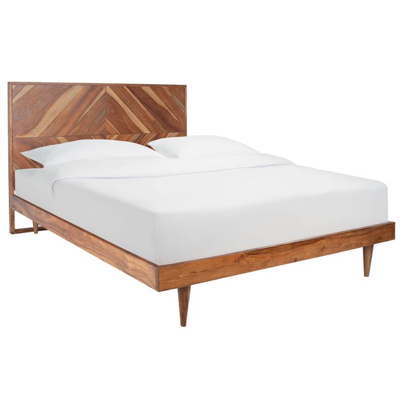 SAFAVIEH Couture Cora Rose Herringbone Bed