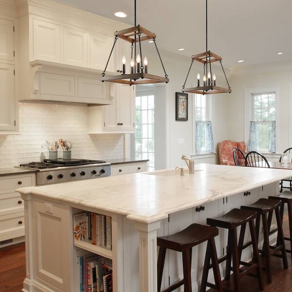 The Gray Barn Joyful Stream Trapezoid Chandelier Lantern ...