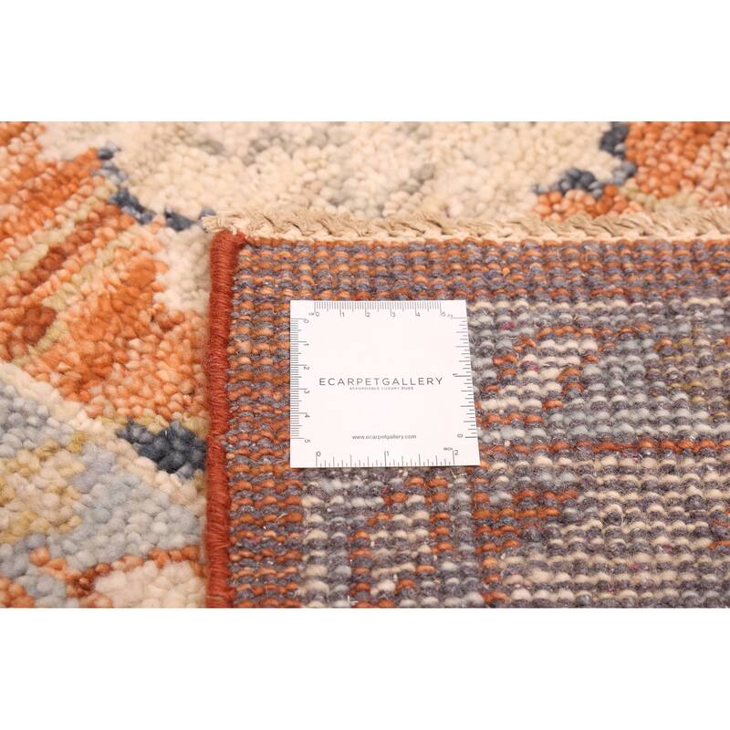 ECARPETGALLERY Hand-knotted Jules Serapi Burnt Orange Wool Rug - 8'0 x 10'0