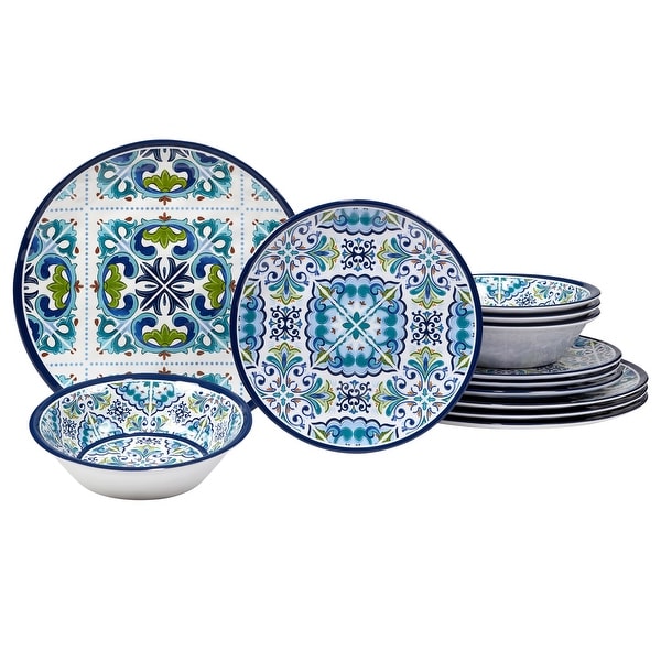 Melamine Persian Square Plate 11 inch Black 12/Case 