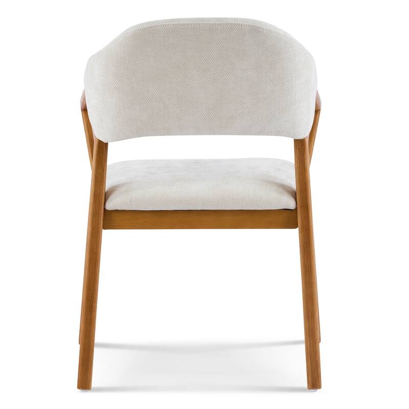 Christopher Knight Home - Avalon Modern Upholstered Dining Chair Set with Ergonomic Curved Backrest