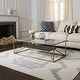 preview thumbnail 1 of 8, Ranol Coffee Table Brass Brass