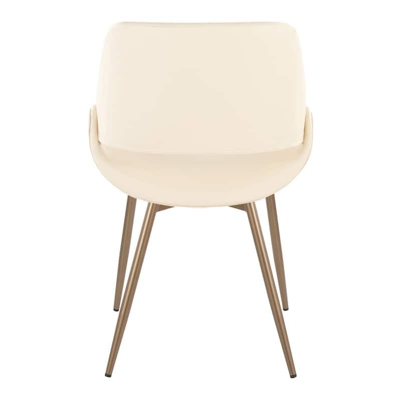 Carson Carrington Svellingen Dining/Accent Chair with Half-Lap Metal Legs (Set of 2)