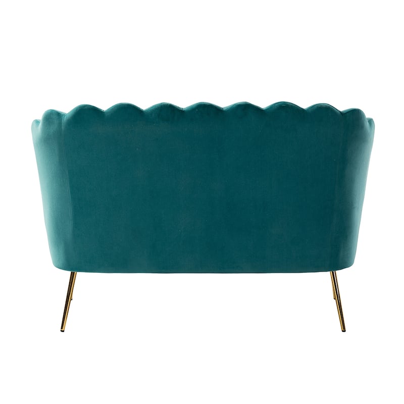 Xabier 52''Loveseat with Flower Shaped Back Design