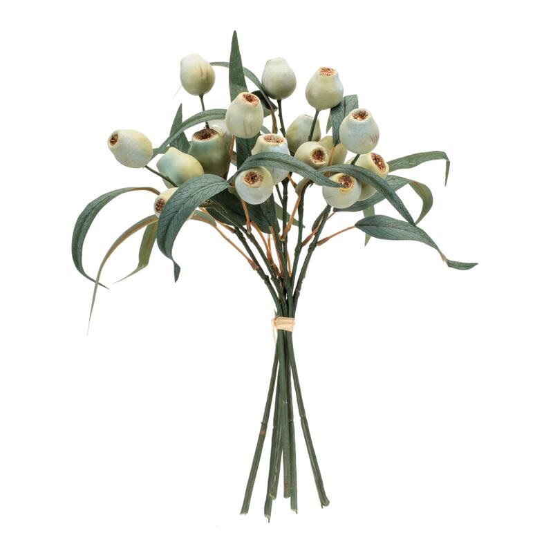 Pod Foliage Artificial Bundle - 14"- Green - Set of 2