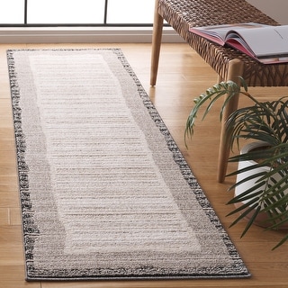 SAFAVIEH Jade Fehmije Modern Stripe Border Rug
