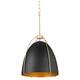Option Matte Black / Aged Brass
