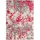 preview thumbnail 28 of 106, SAFAVIEH Monaco Shiloh Boho Abstract Modern Watercolor Area Rug 3' x 5' - Grey/Fuchsia - Rectangle