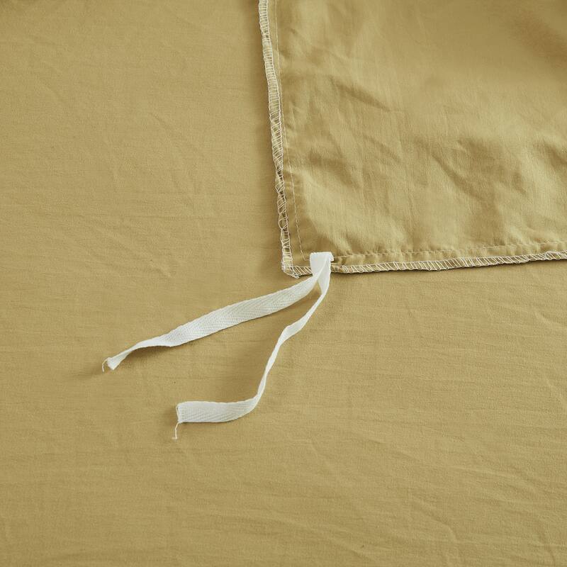 Solid Color Ultra Soft 3-piece Duvet Cover Set