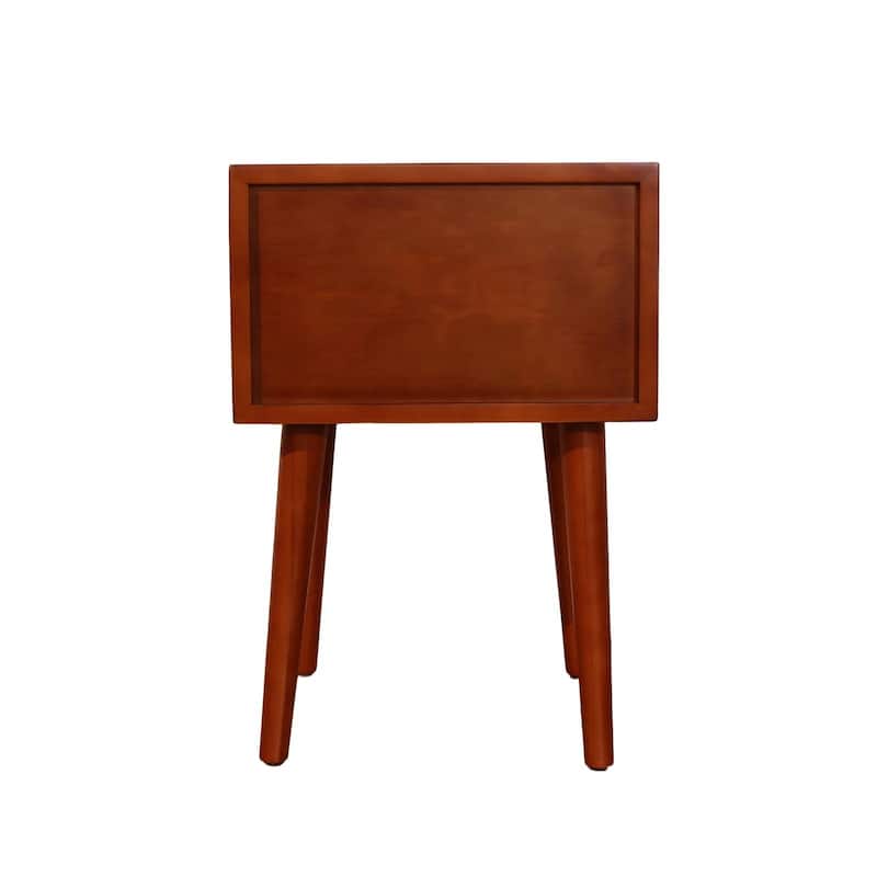 Nightstand with 2-Drawers, Small Side End Table with Storage