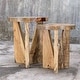 preview thumbnail 1 of 9, Uttermost Nadette Set of (2) Modern Rustic End Nesting Tables Natural Tamarind