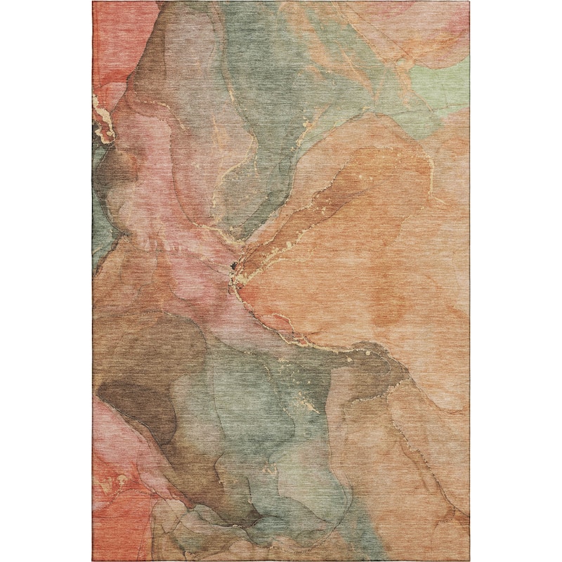 Premium Washable Super Soft Abstract Watercolor Mayfield Rug