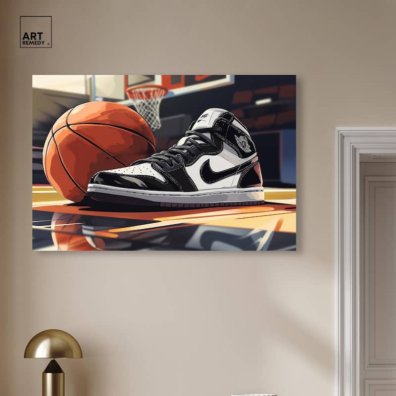 At the Court Canvas by Art Remedy, Gallery Wrapped