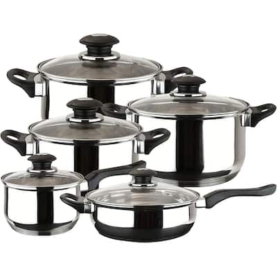 Magefesa Family 10-Piece Stainless Steel Cookware Set