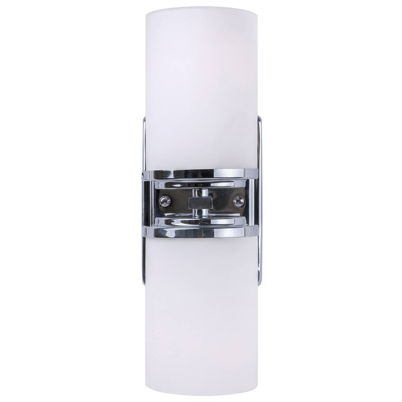 Forte Lighting 4.5Wx13Hx5.5E Indoor Up Lighting Wall Sconce - Chrome