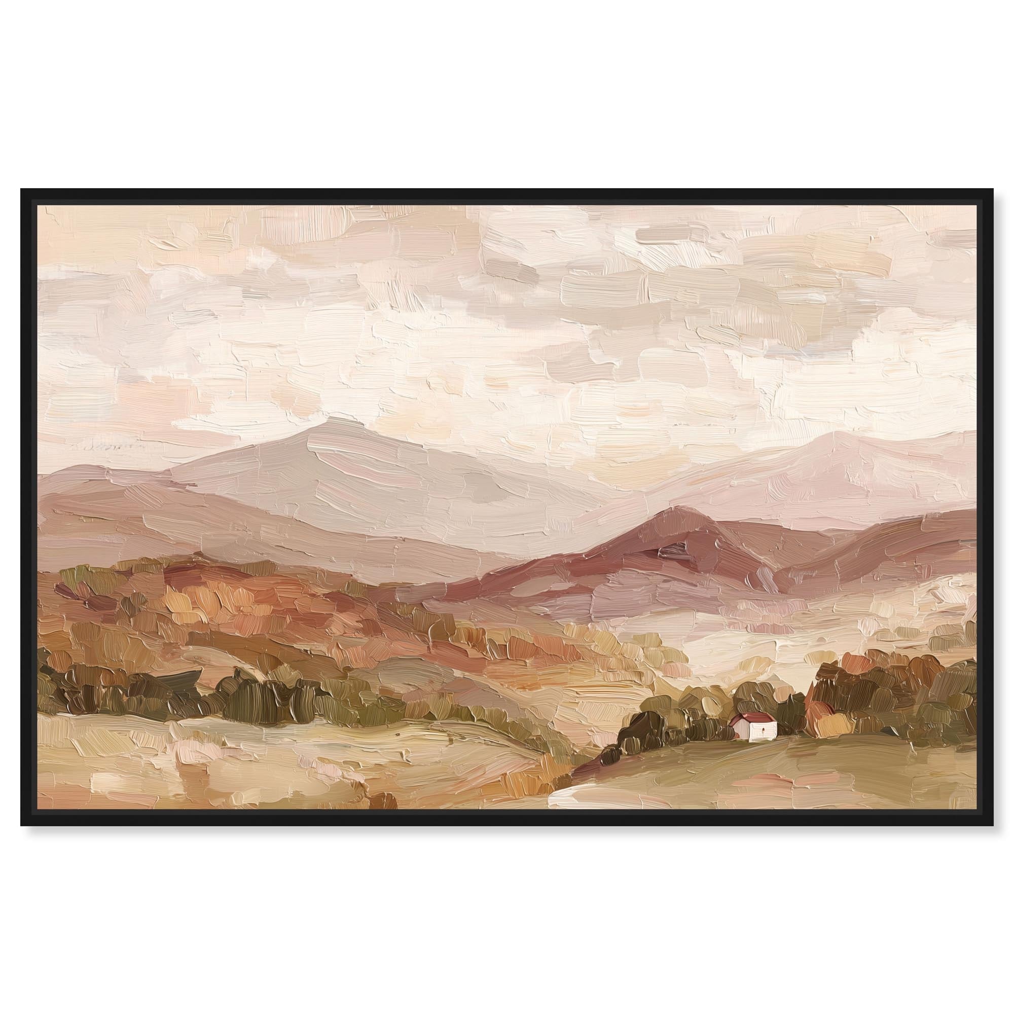 Rolling Hills III Rustic Wall Decor Canvas Print by Art Remedy