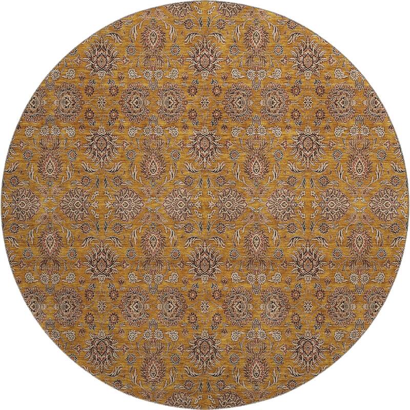 Premium Washable Super Soft Floral Borderless Mayfield Rug
