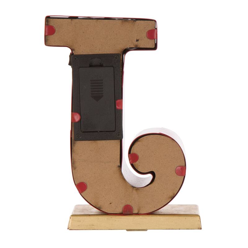 Glitzhome 6-7" H Heavy Duty Christmas NOEL Stocking Holders Mantel Ornament