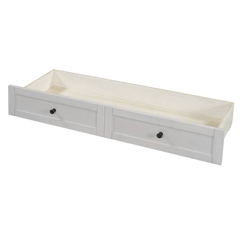 Modern Murphy Bed with Large Storage Drawers and USB Ports