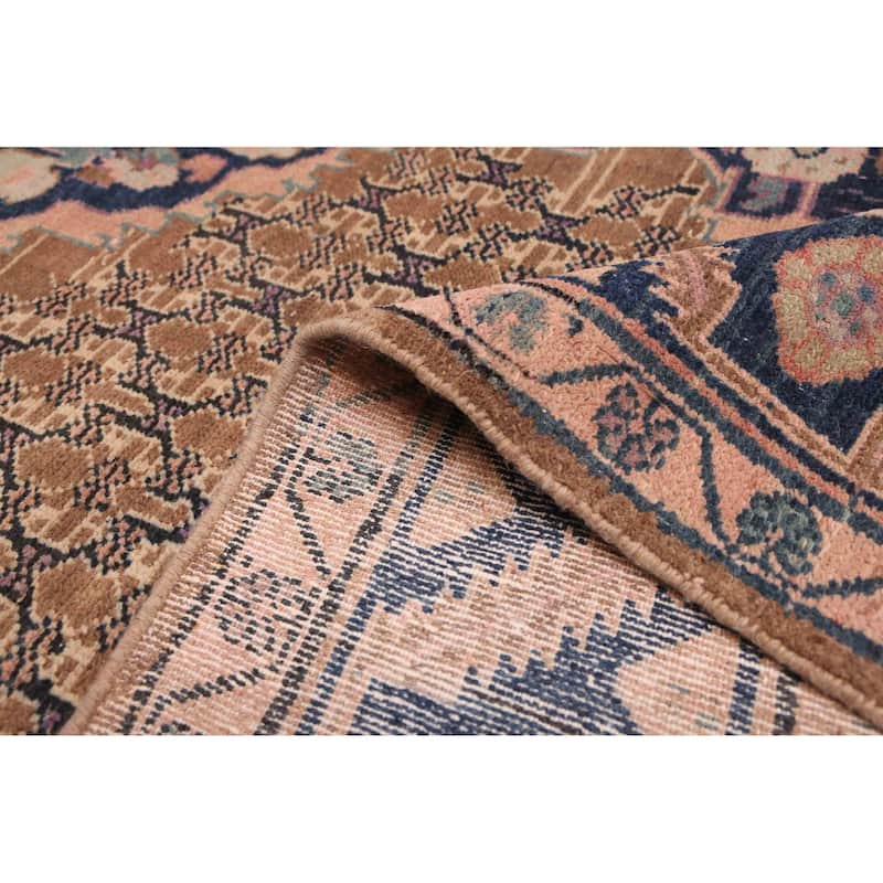 ECARPETGALLERY Hand-knotted Antalya Vintage Brown Wool Rug - 5'4 x 9'2